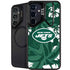 NFL New York Jets Tropical Print Galaxy S24 Plus Kickstand Case